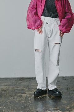 <雑誌掲載>ダメージデニムパンツ