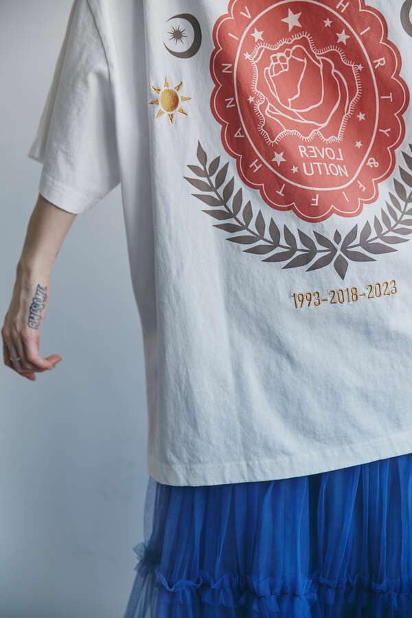REVOLUTION プリント＆刺繍 Tシャツ（6003213002） | ROSE BUD