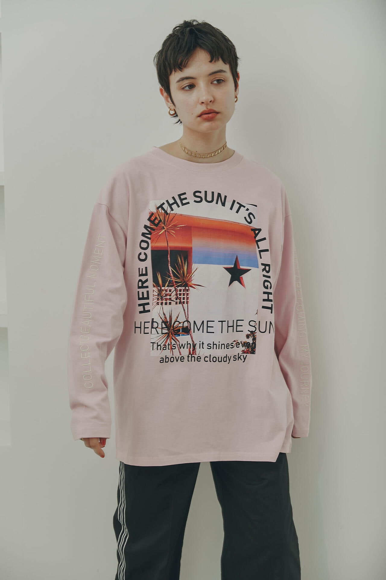 HERE COME THE SUN グラフィックロンTEE