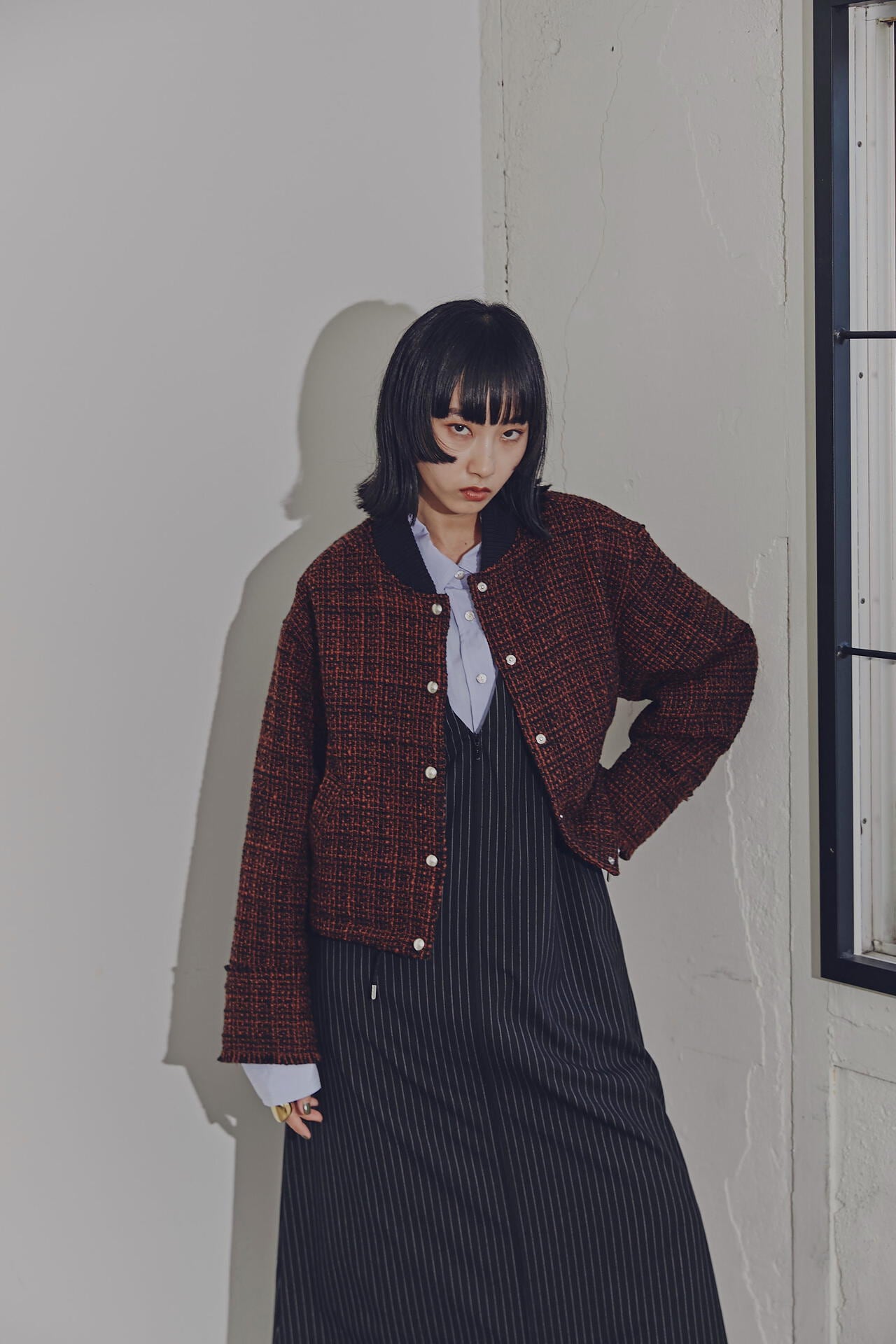 unknown tweed 短丈 ブルゾンOnevintage