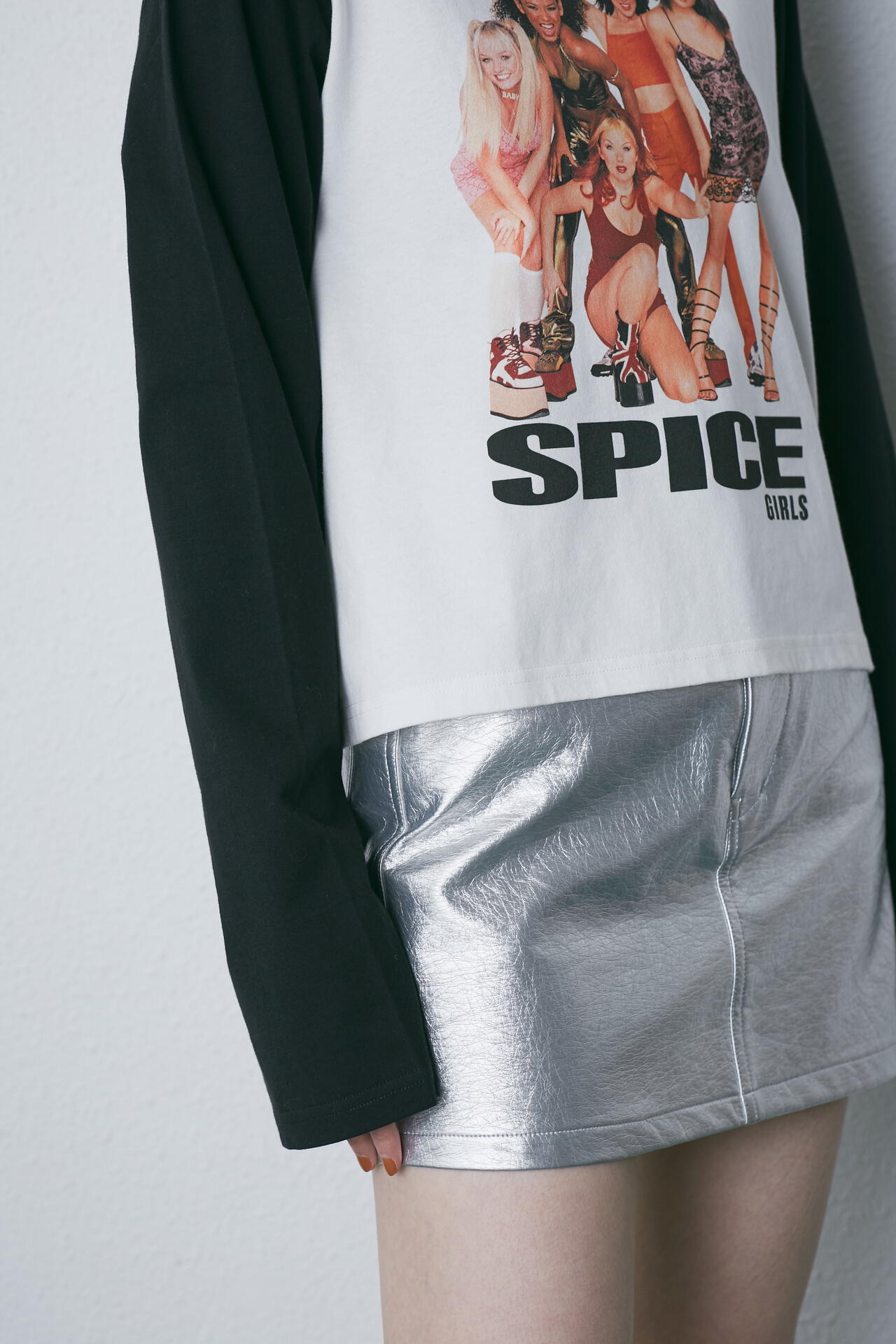 <ROSE BUD別注>SPICE GIRLSラグランロンT