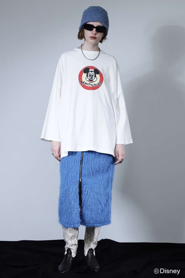 【先行予約 11月上旬-11月中旬入荷予定】circle MICKEY MOUSE ロングTシャツ