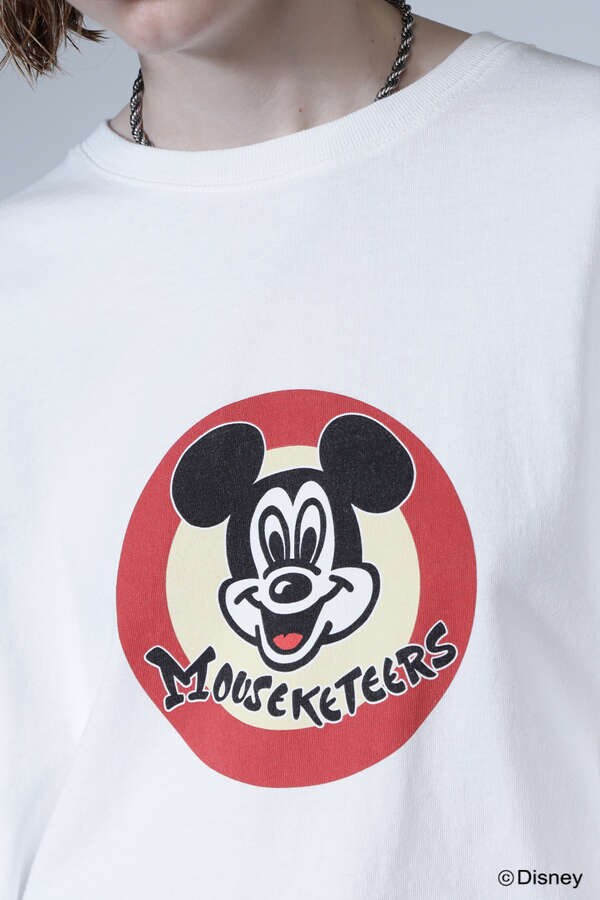 【先行予約 11月上旬-11月中旬入荷予定】circle MICKEY MOUSE ロングTシャツ