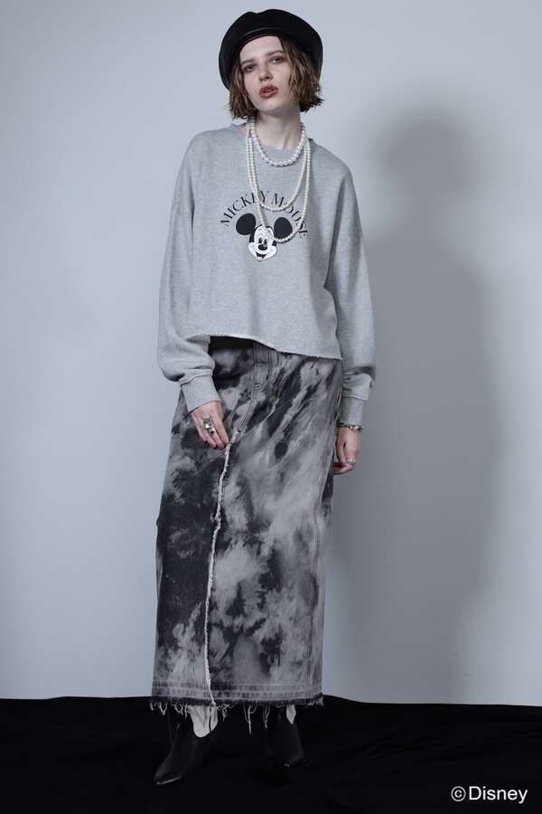 【先行予約 11月上旬-11月中旬入荷予定】MICKEY MOUSE face sweat