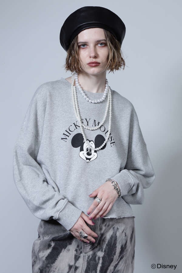 【先行予約 11月上旬-11月中旬入荷予定】MICKEY MOUSE face sweat