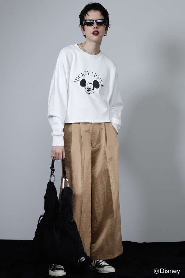 【先行予約 11月上旬-11月中旬入荷予定】MICKEY MOUSE face sweat