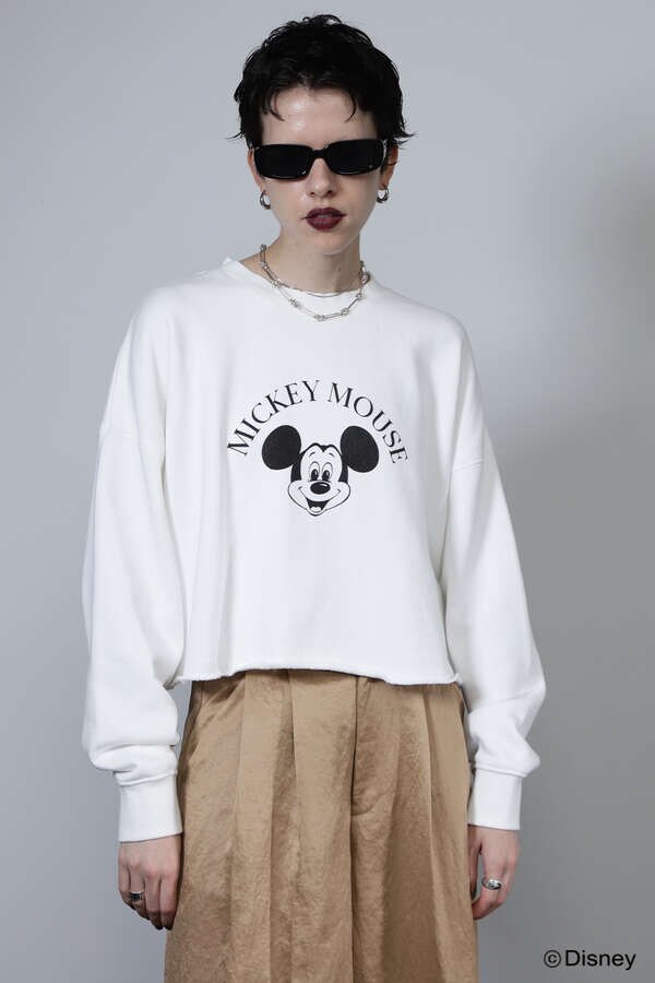 【先行予約 11月上旬-11月中旬入荷予定】MICKEY MOUSE face sweat