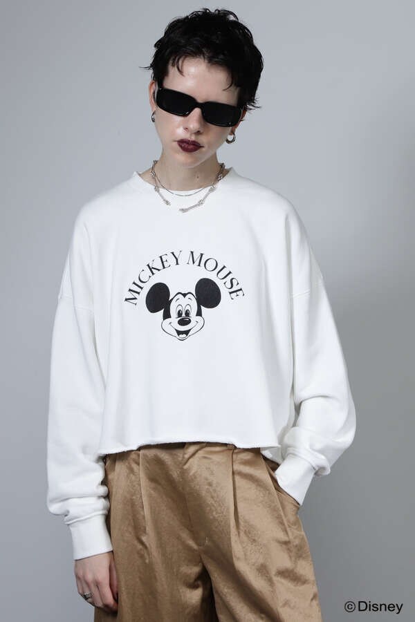 【先行予約 11月上旬-11月中旬入荷予定】MICKEY MOUSE face sweat