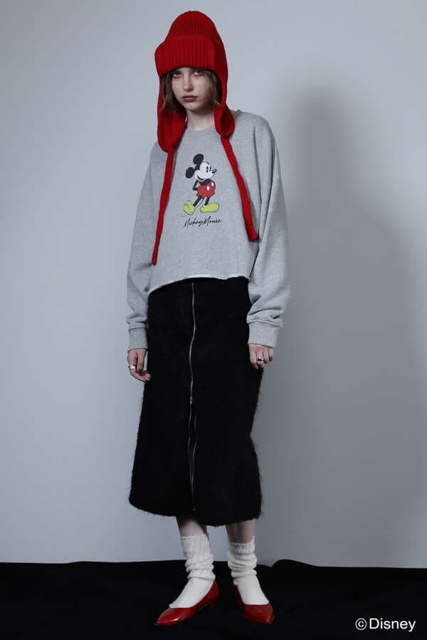 【先行予約 11月上旬-11月中旬入荷予定】standing MICKEY MOUSE  sweat