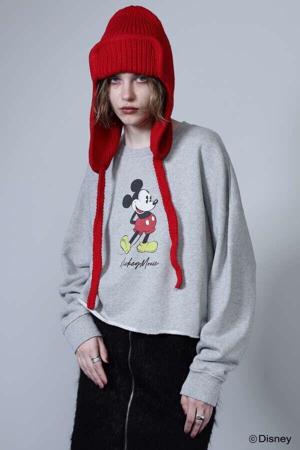 【先行予約 11月上旬-11月中旬入荷予定】standing MICKEY MOUSE  sweat