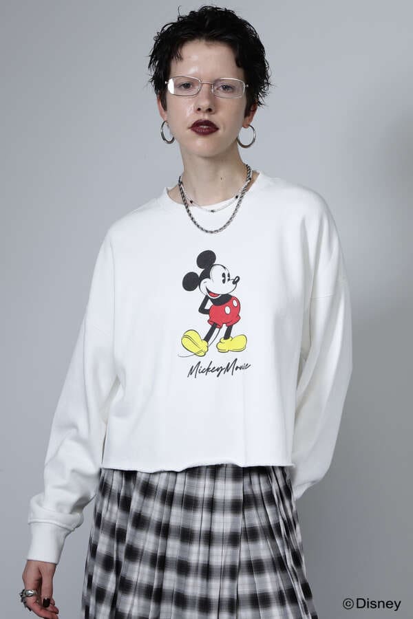 【先行予約 11月上旬-11月中旬入荷予定】standing MICKEY MOUSE  sweat