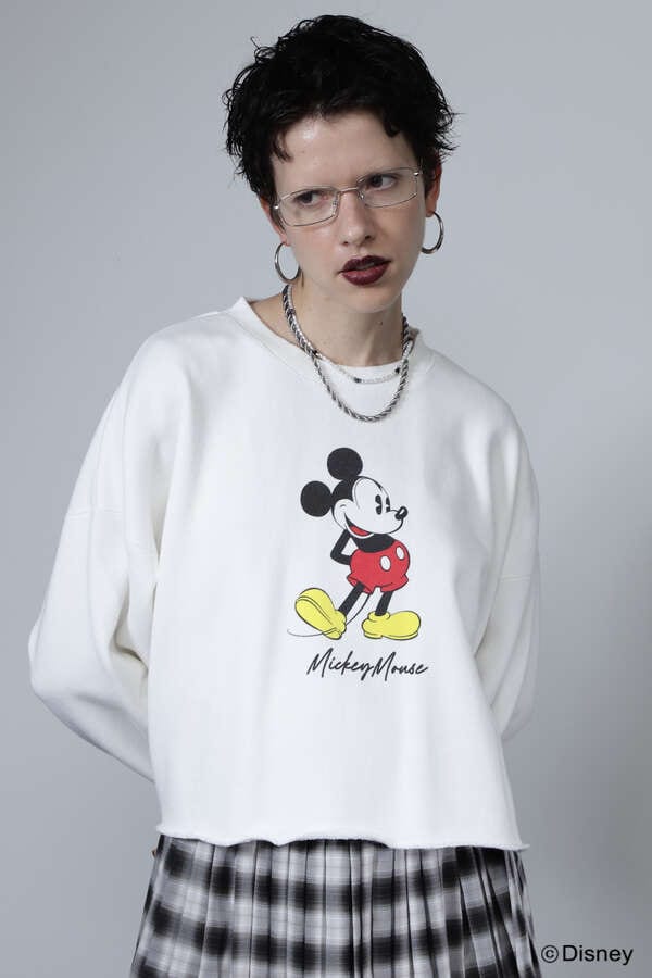 【先行予約 11月上旬-11月中旬入荷予定】standing MICKEY MOUSE  sweat