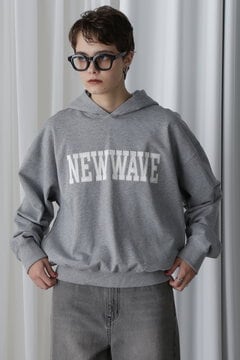 「NEW WAVE」ロゴ フーデッド スウェット