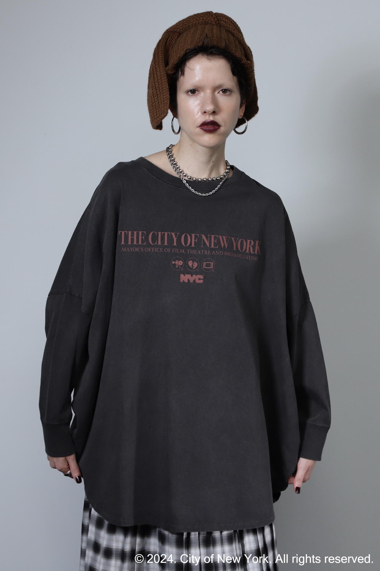 【先行予約 10月下旬-11月上旬入荷予定】NYCビッグロングTシャツ