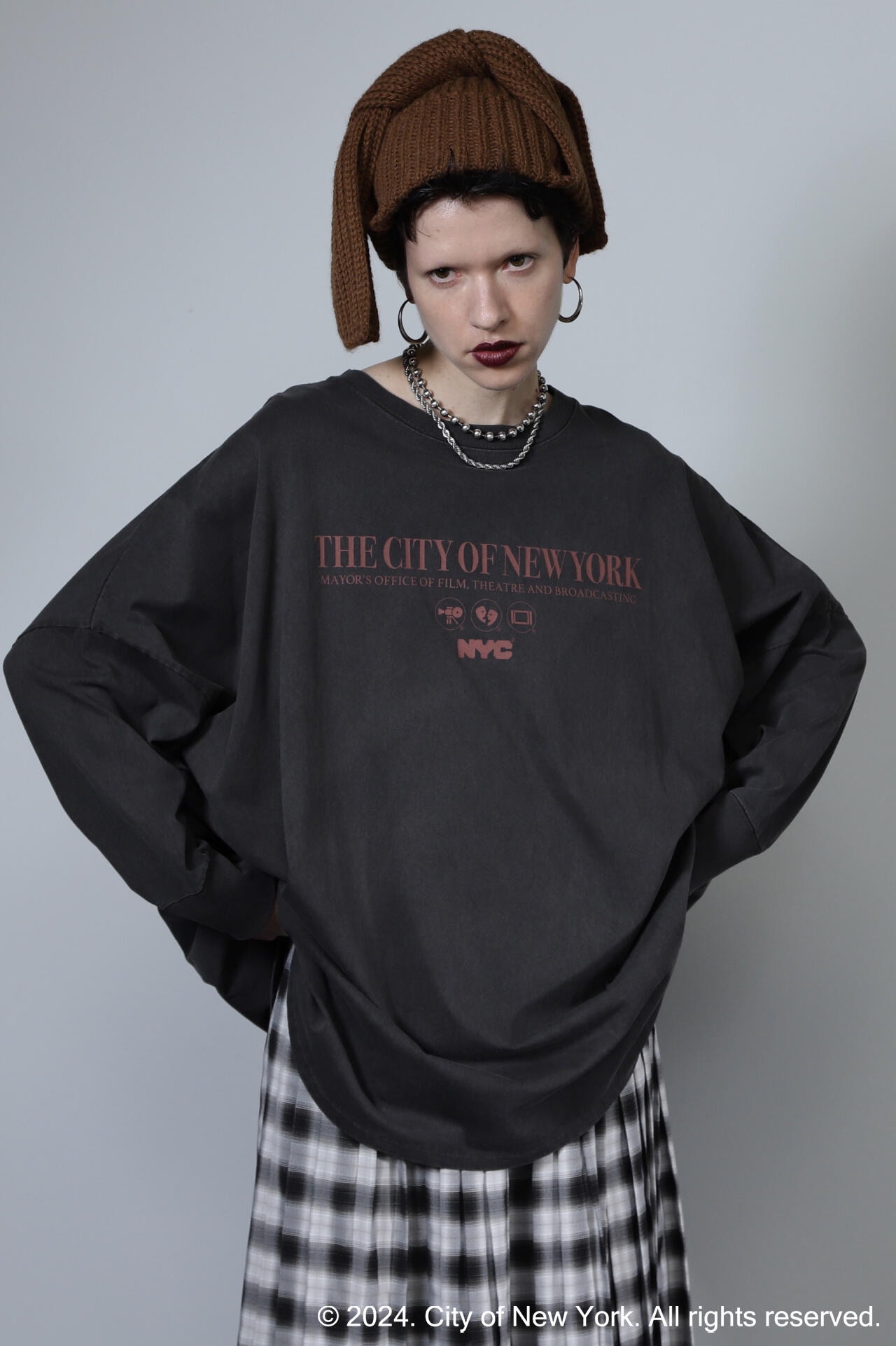 【先行予約 10月下旬-11月上旬入荷予定】NYCビッグロングTシャツ