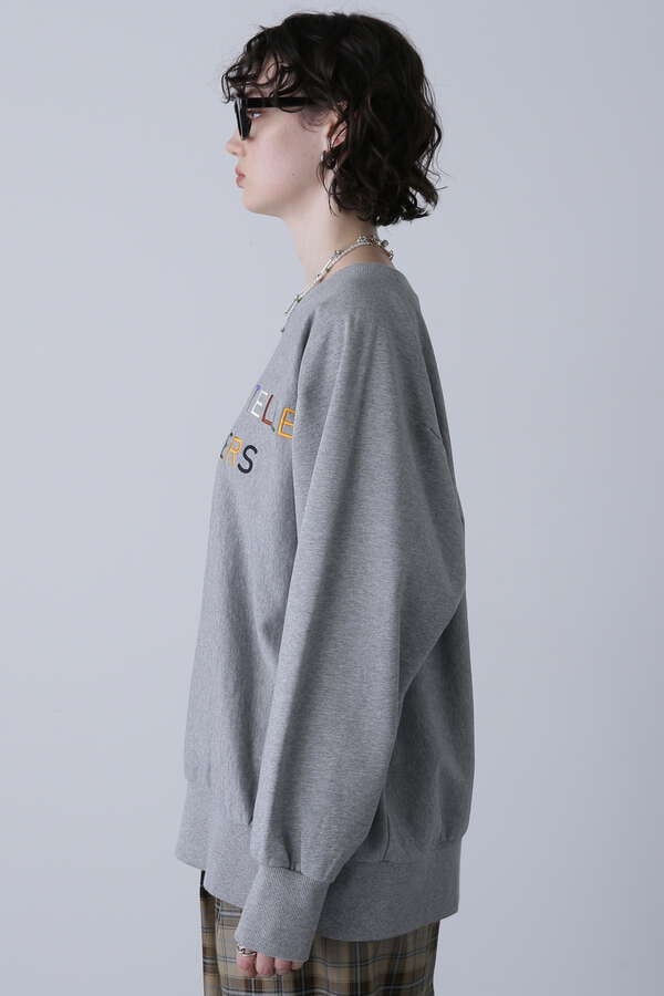 EMBROIDERY CREW NECK SWEAT