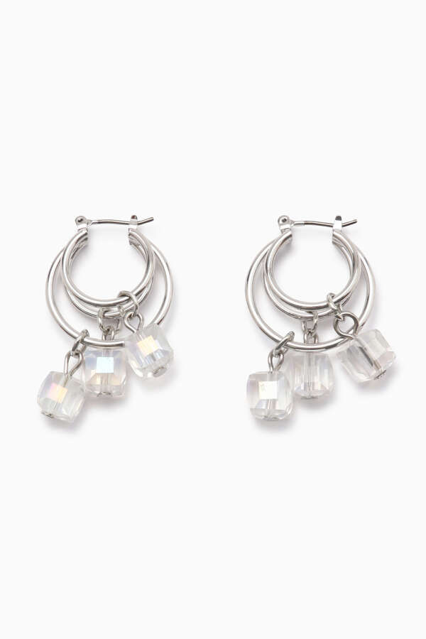 8degrees デザインフープピアス クリア 公式通販 レディースファッションのrose Bud Online Store