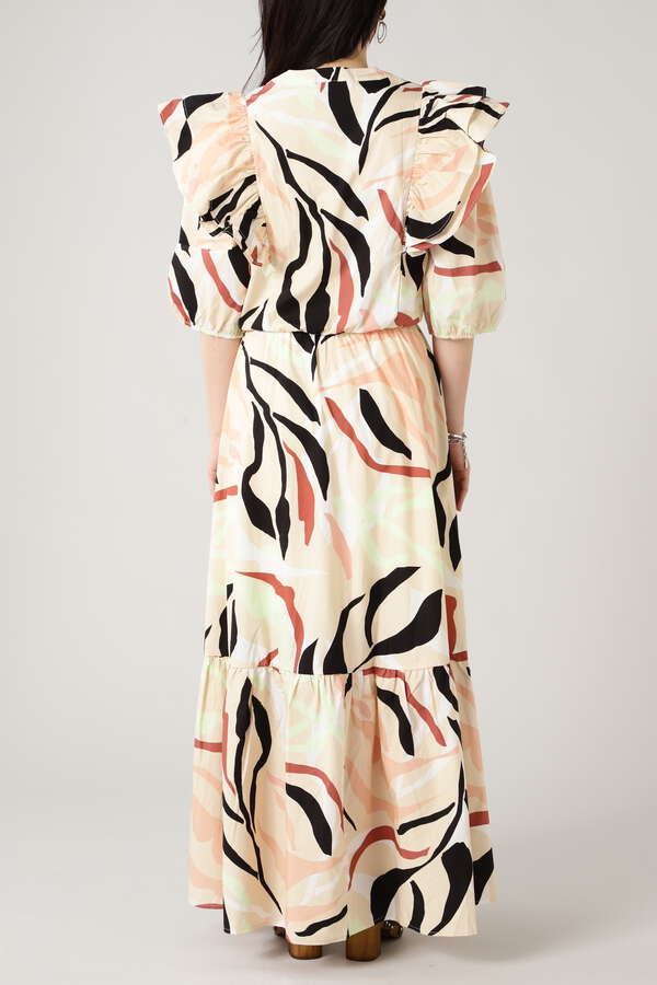 Gina Tricot プリントフリルワンピース ライトグリーン 公式通販 レディースファッションのrose Bud Online Store