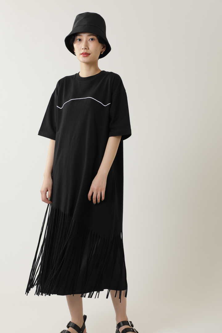 Superthanks フリンジロングワンピース ブラック ホワイト 公式通販 レディースファッションのrose Bud Online Store