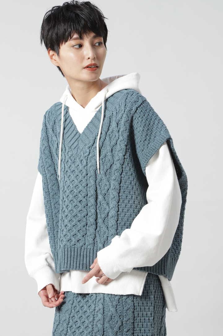 OLDDERBY KNITWEAR/オールドダービーニットウエア】アランベスト