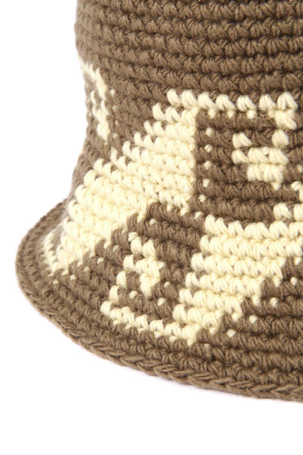 【STUSSY】WAVES KNIT BUCKET HAT (ブラウン) 【公式通販】レディースファッションのROSE BUD