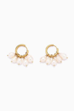 パール×フープピアス