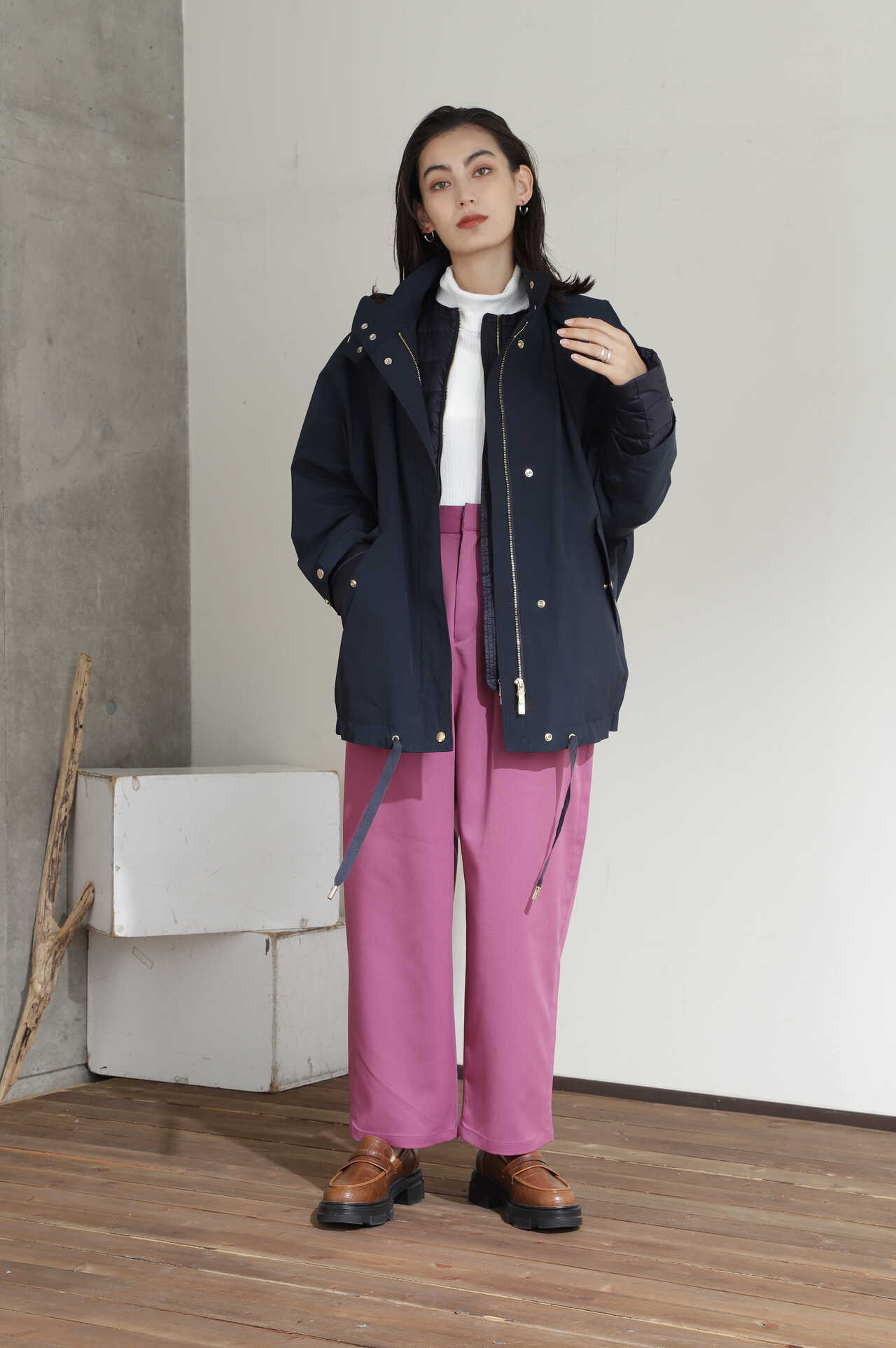 WOOLRICH)シプシースリーインワンアノラック-