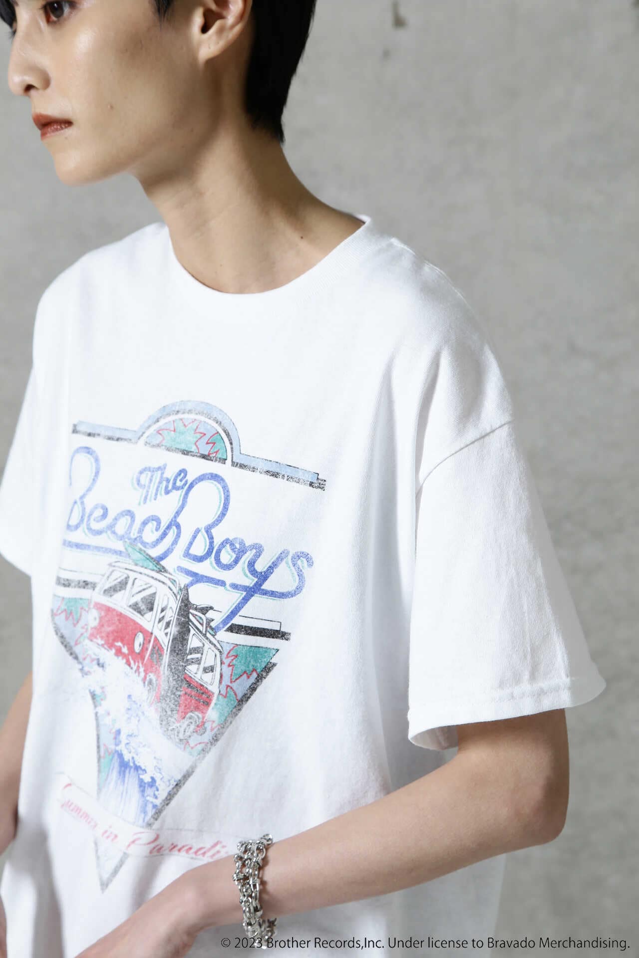 The Beach BoysロゴプリントTシャツ