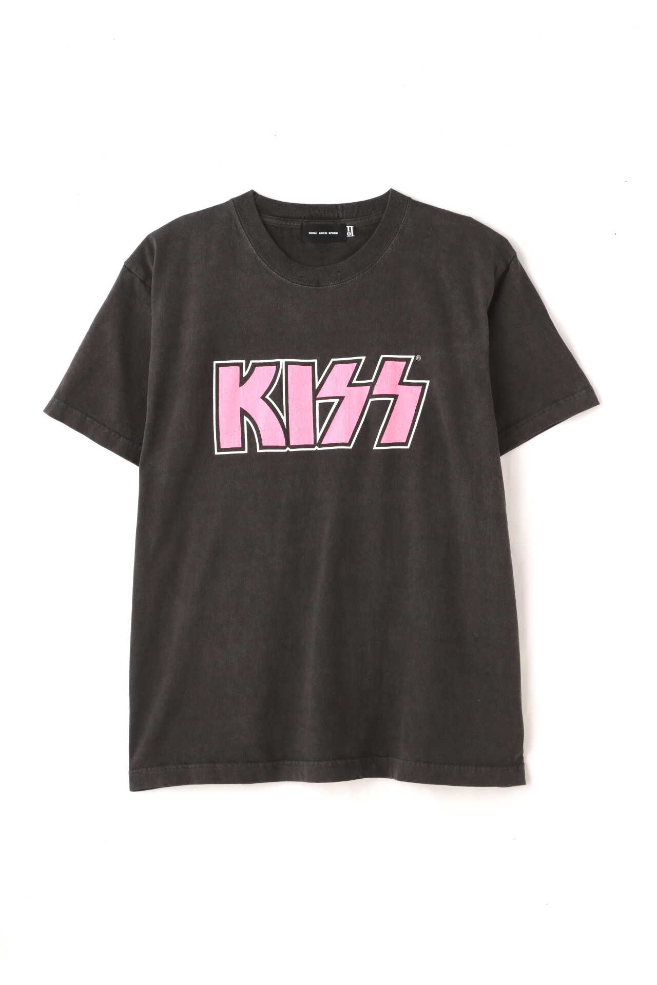 KISSロゴプリントTシャツ