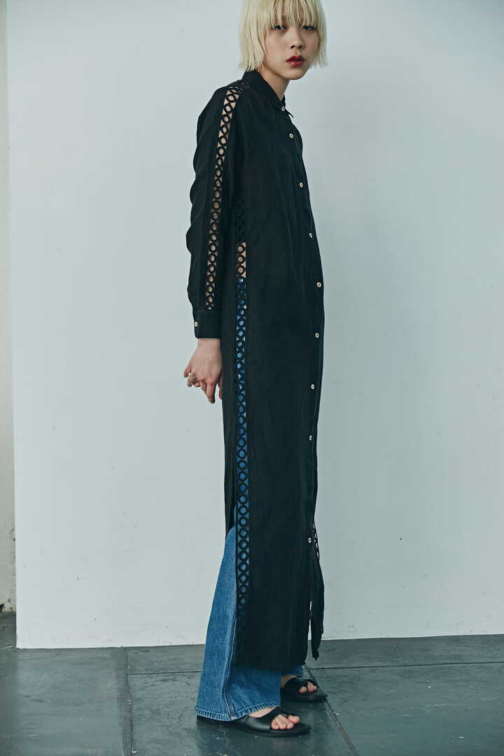 新着 undercover patti smith 歌詞刺繍シャツ ベージュ サイズ3 シャツ 
