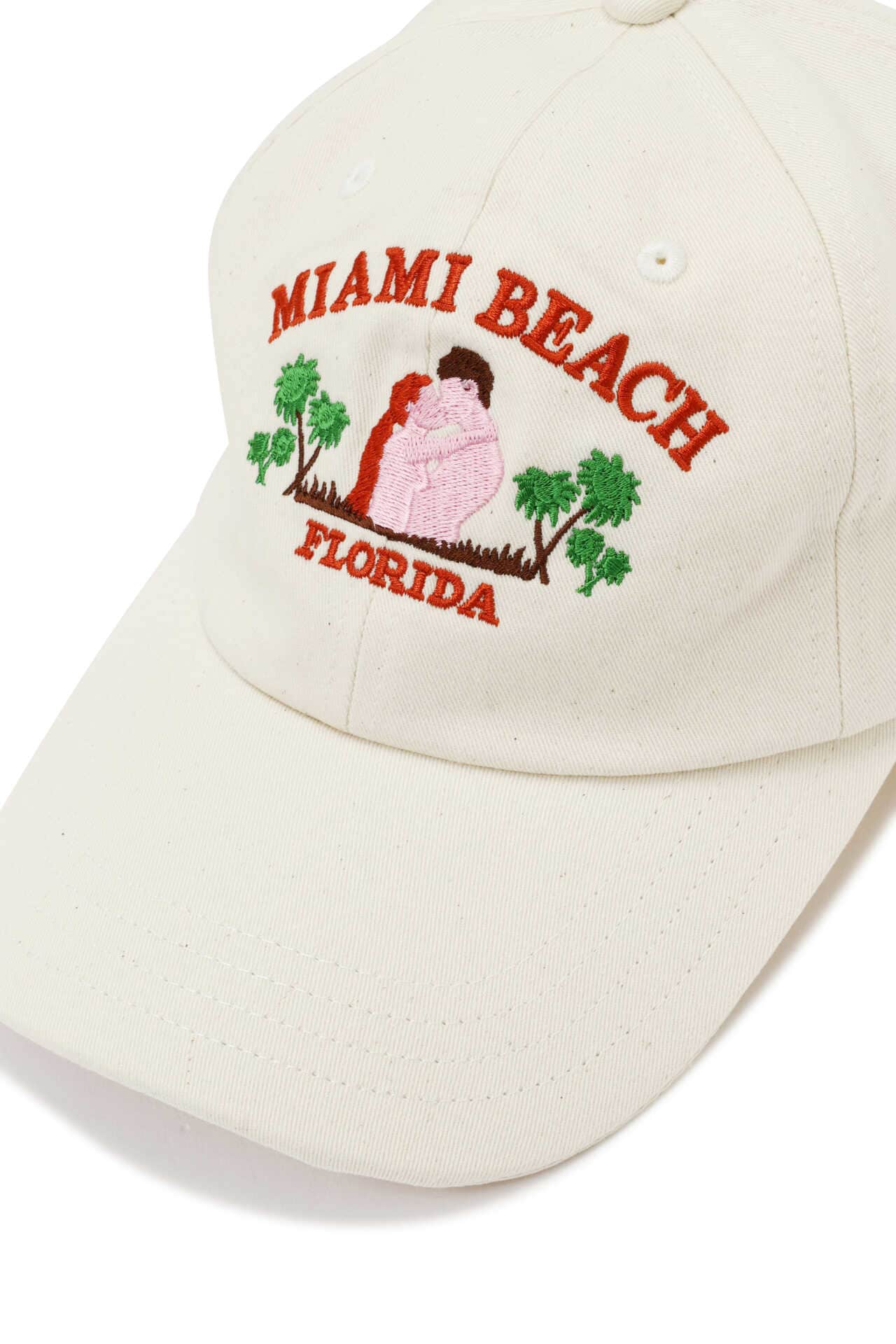 マイアミビーチ刺繍キャップ