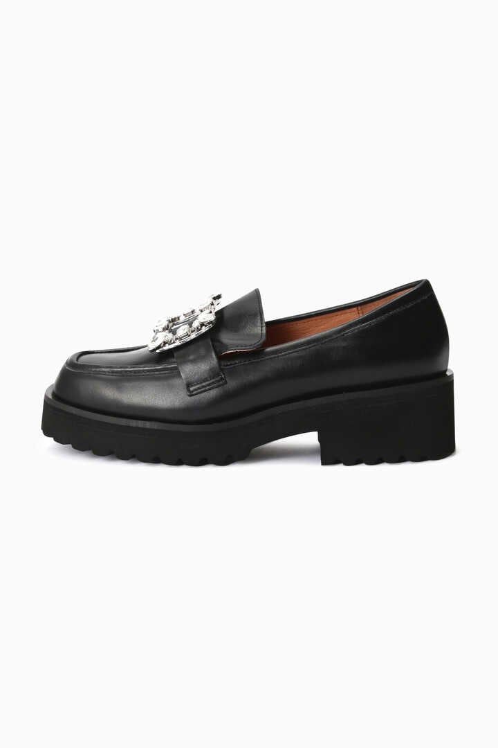 IRON LOAFERS アイアンローファー 本革黒型押 24.5cm - ドレス