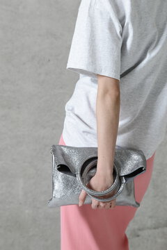 サークルハンドルショルダーバッグ