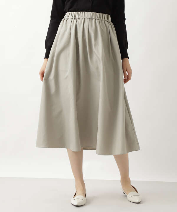 タフタギャザーフレアスカート ボトムス サンエービーディーオンラインストア Sanei Online Store
