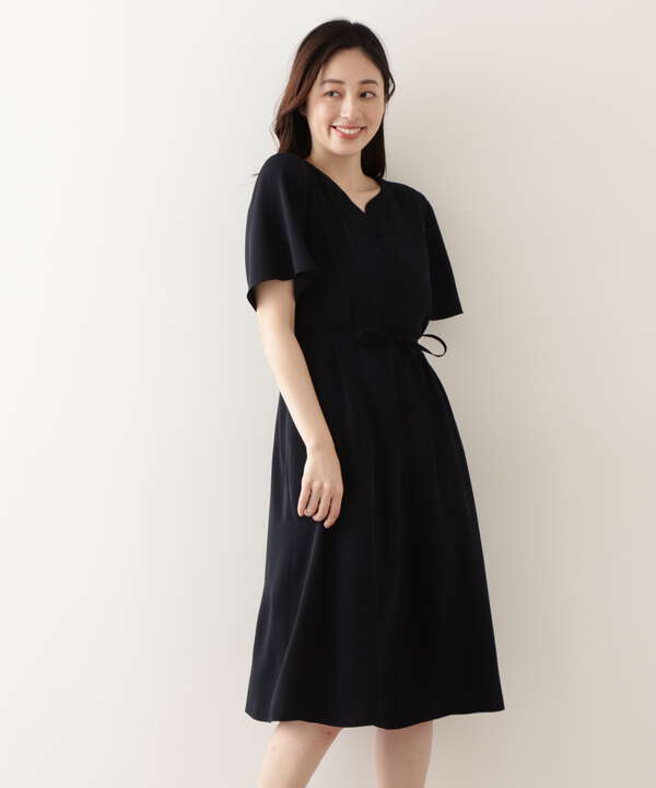 洗える ボタンポイントワンピース ワンピース サンエービーディーオンラインストア Sanei Online Store