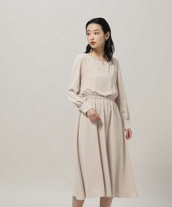 洗える ジョーゼットウエストゴムワンピース Natural Beauty Basic ナチュラルビューティーベーシック 公式 通販 Mix Tokyo