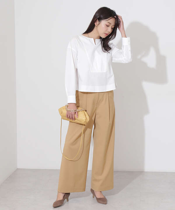 ハイウエストタックパンツ Natural Beauty Basic ナチュラルビューティーベーシック 公式 通販 Mix Tokyo ハイウエストタックパンツ Natural Beauty Basic ナチュラルビューティーベーシック 公式 通販 Mix Tokyo