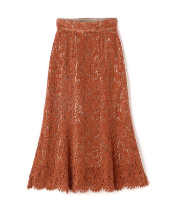 モールレースフレアマーメイドスカート