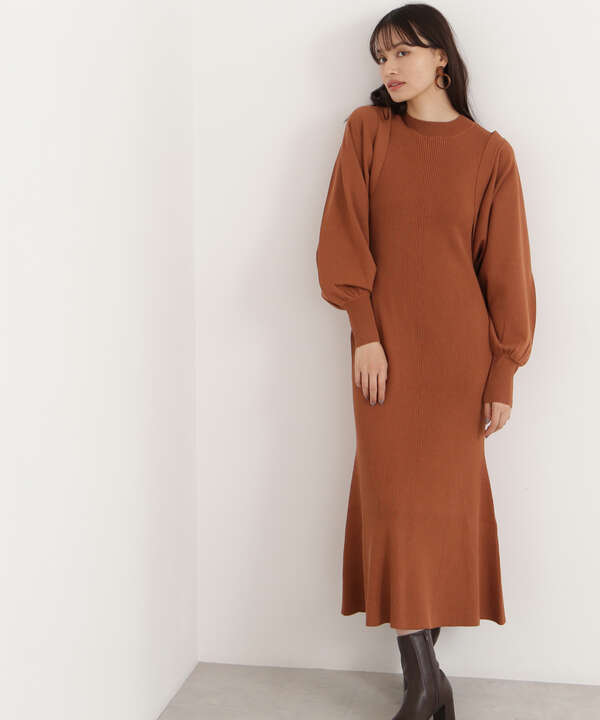 ボレロ マーメイドニットワンピース ワンピース サンエービーディーオンラインストア Sanei Online Store