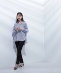 ナローリボンストライプチュニック