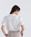 リボンタイブラウス