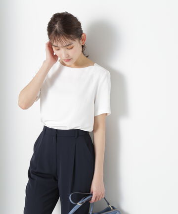 ノッチドTブラウス