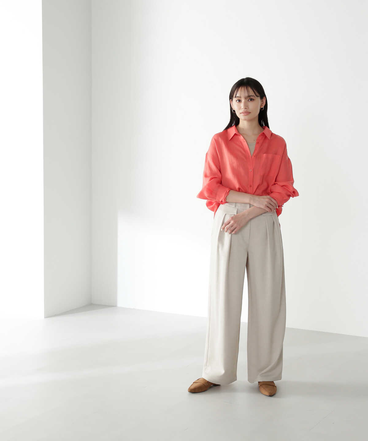 【VERY6月号・Oggi6月号掲載】オーバーラミーシャツ