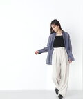 【VERY6月号掲載】ワイドカフスシアーシャツ