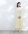 レース切替マーメイドスカート