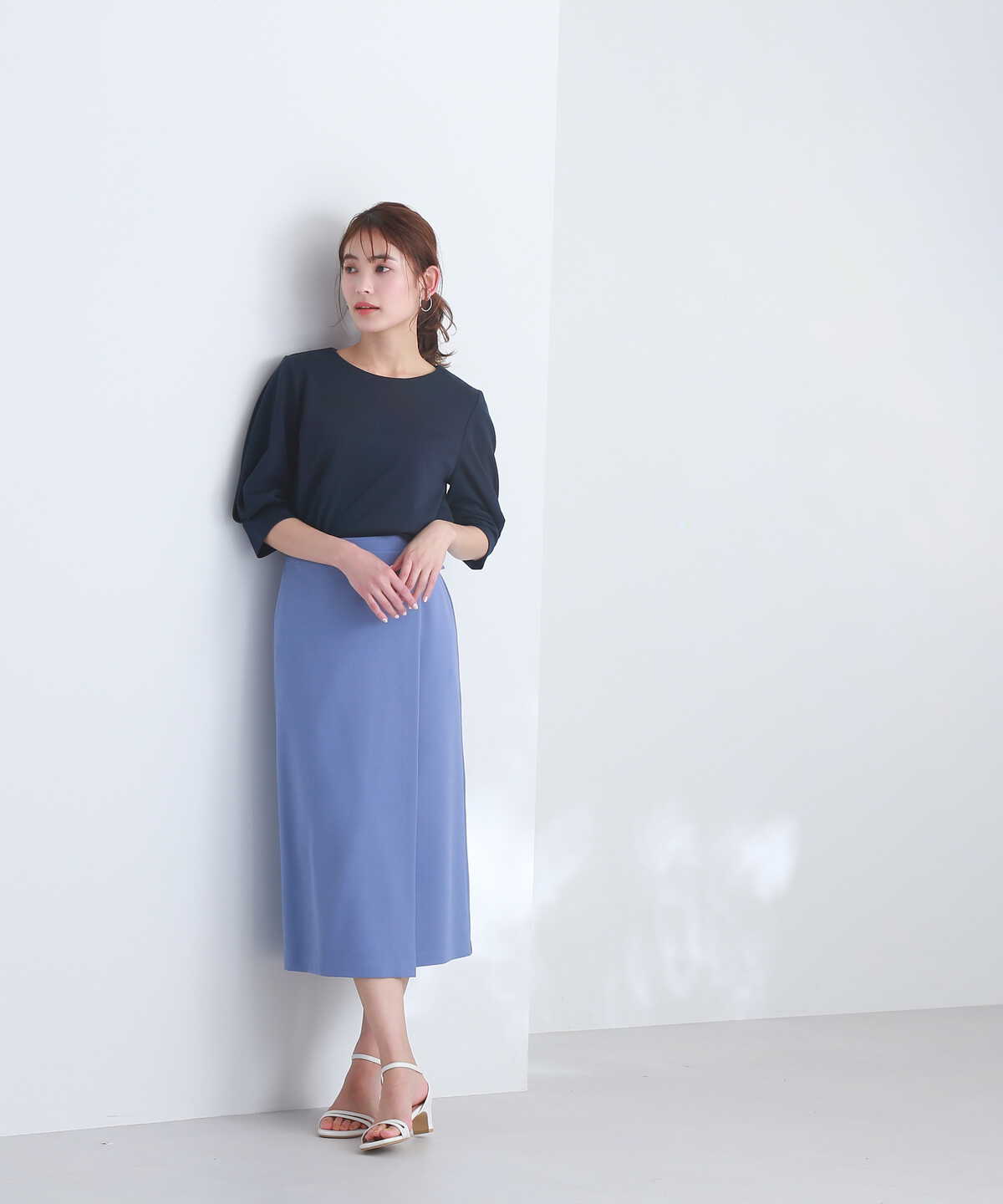 ハトメラップスカート