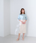 【美人百花掲載】ボタンポイントタイトスカート