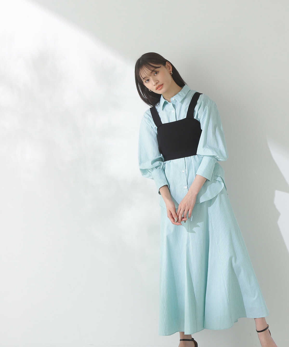 ストライプスカート