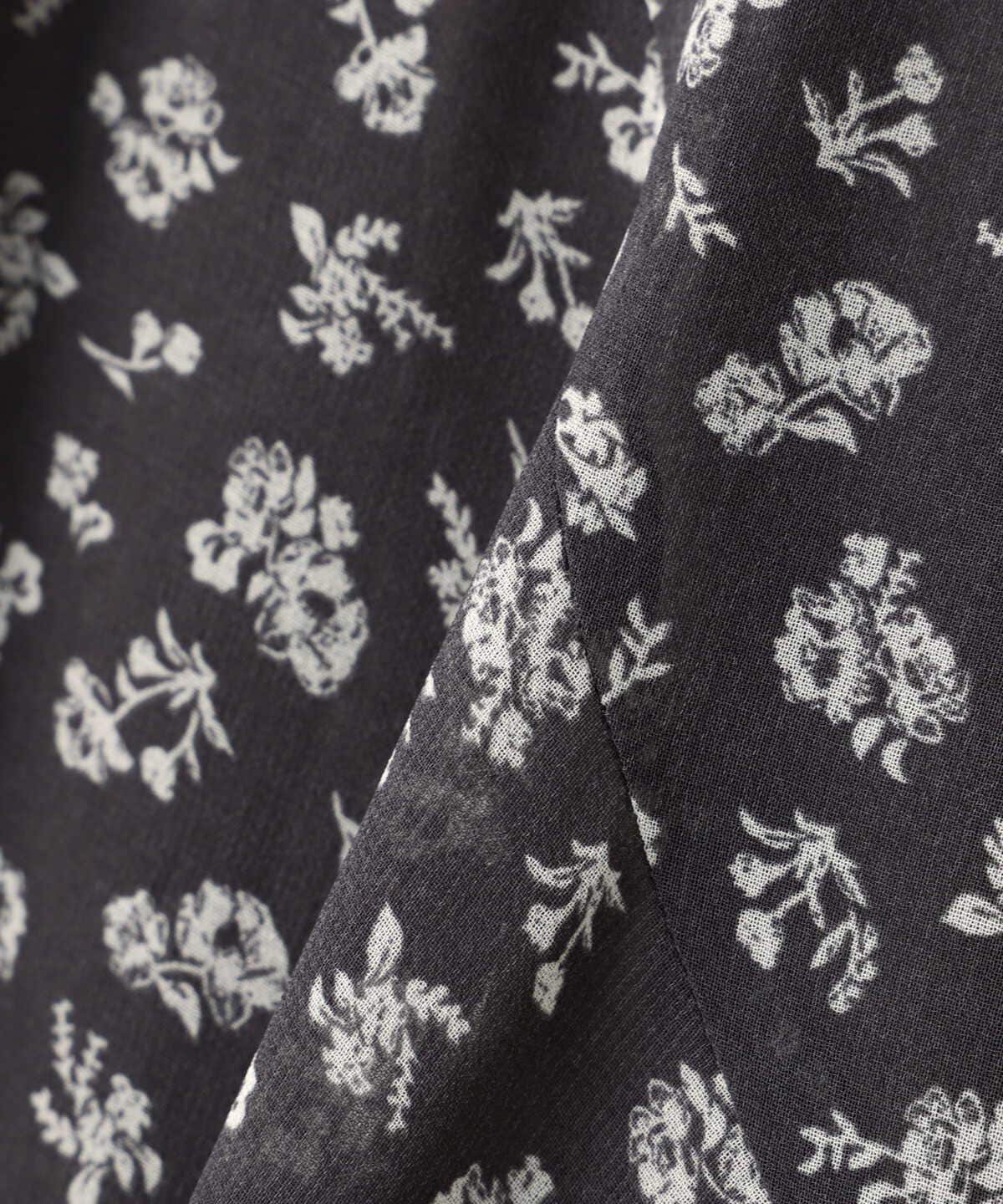 エスカルゴ花柄シフォンスカート