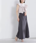 【LUMINE・LUCUA・bdONLINE限定】ジップマーメイドスカート